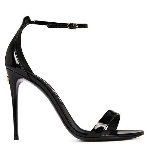 Dolce and Gabbana Kiera Heeled Sandals - Black