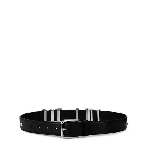 Dolce and Gabbana Kim Leather Belt - Black