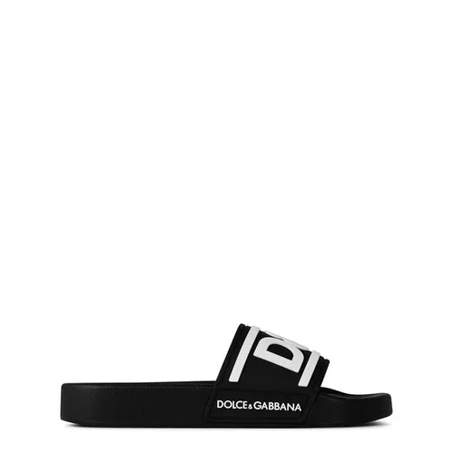 Dolce and Gabbana Logo Sliders - Black