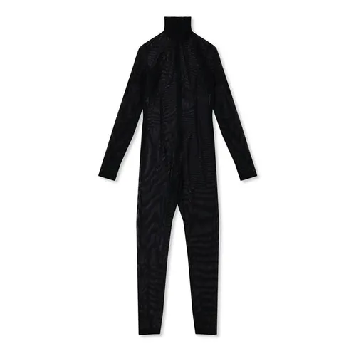 DOLCE AND GABBANA Re-Edition Sheer Tulle Jumpsuit - Black