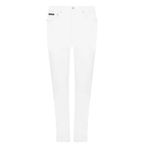 Dolce and Gabbana Skinny Jeans - White