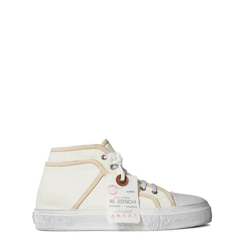 DOLCE AND GABBANA Vintage Mid-Top Trainers - Beige