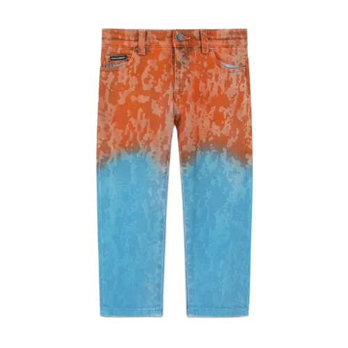 Dolce & Gabbana , 5-pocket pants ,Orange male, Sizes: