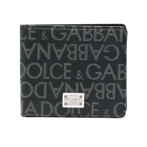 Dolce & Gabbana , 8B969 Wallet ,Black male, Sizes: ONE SIZE