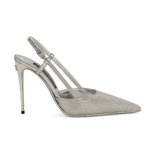 Dolce & Gabbana , 8E744 Slingback Pumps ,Gray female, Sizes: