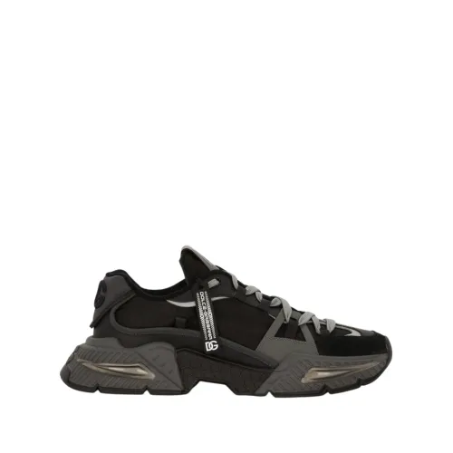 Dolce & Gabbana , Airmaster Chunky Sneakers ,Black male, Sizes: