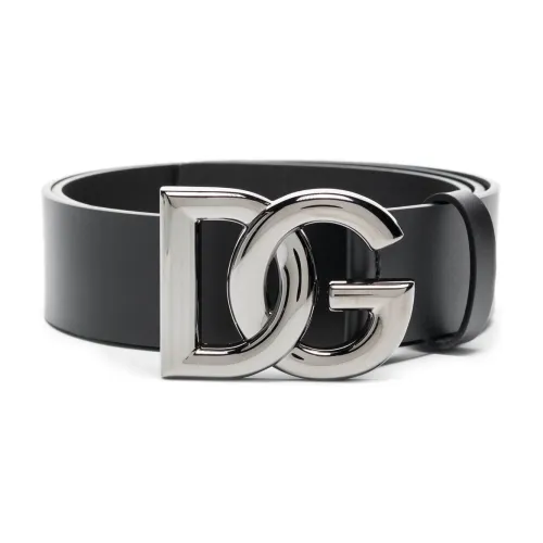 Dolce & Gabbana , Belt ,Black male, Sizes: