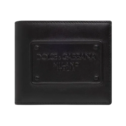 Dolce & Gabbana , Bifold wallet ,Black male, Sizes: ONE SIZE