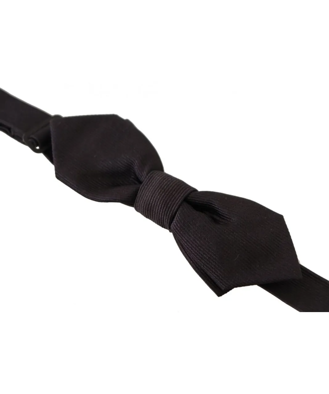 Dolce & Gabbana Black 100% Silk Adjustable Neck Papillon Mens Tie - One