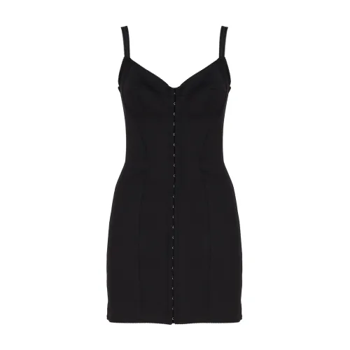 Dolce & Gabbana , Black Corsetry Dress ,Black female, Sizes: