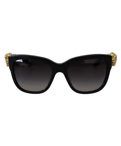 Dolce & Gabbana Black Embellished Crystal Acetate DG4247-B-F WoMens Sunglasses - One