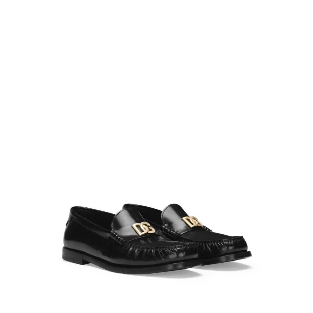 Dolce & Gabbana , Black Flat Shoes for Women ,Black male, Sizes: