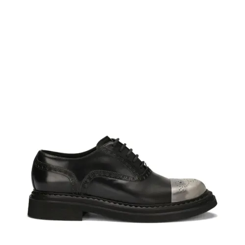 Dolce & Gabbana , Black Flat Shoes for Women ,Black male, Sizes: