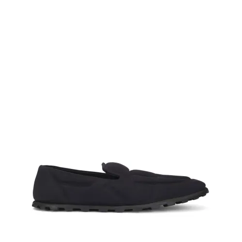 Dolce & Gabbana , Black Flat Shoes with 3D Effect ,Black male, Sizes: