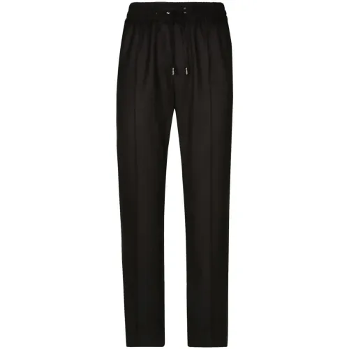 Dolce & Gabbana , Black Pants ,Black male, Sizes: