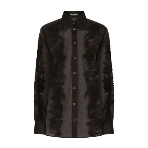 Dolce & Gabbana , Black Shirts ,Black female, Sizes: