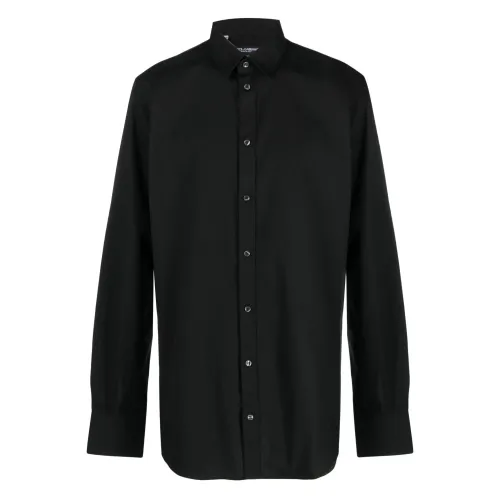 Dolce & Gabbana , Black Shirts for Men ,Black male, Sizes: