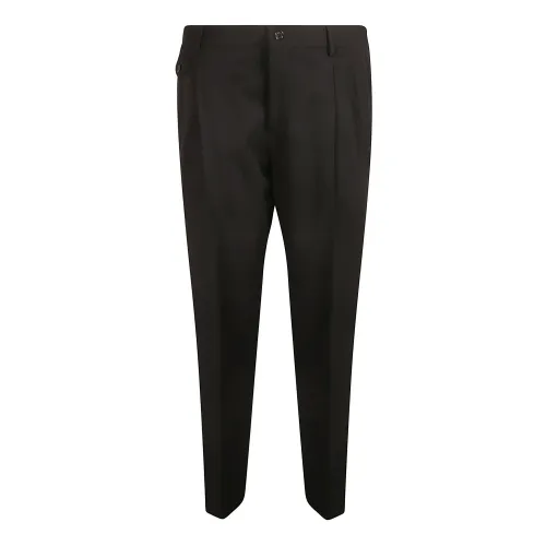Dolce & Gabbana , Black Trousers - Pantalone ,Black male, Sizes: