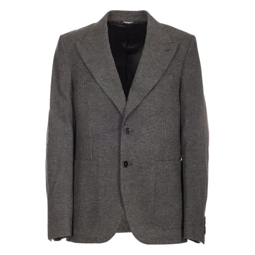 Dolce & Gabbana , Blazers ,Gray male, Sizes: