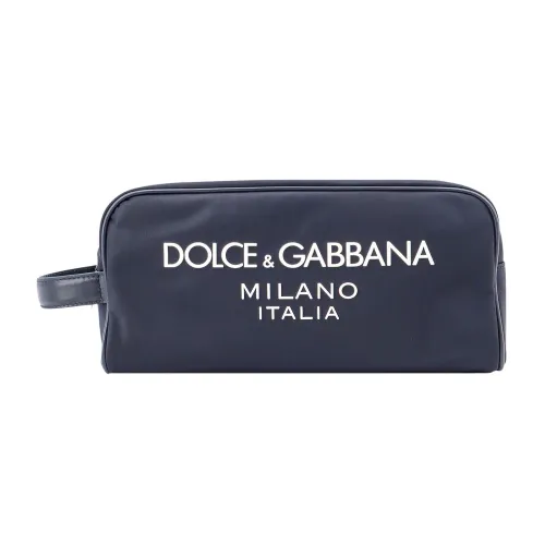 Dolce & Gabbana , Blue Beauty Case with Zipper ,Blue male, Sizes: ONE SIZE