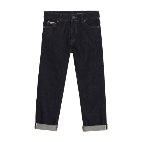 Dolce & Gabbana , Blue Kids 5-Pocket Jeans ,Blue male, Sizes: