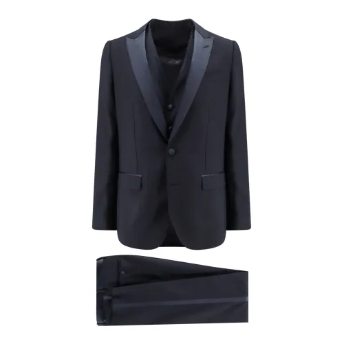 Dolce & Gabbana , Blue Ss24 Mens Suit ,Blue male, Sizes: