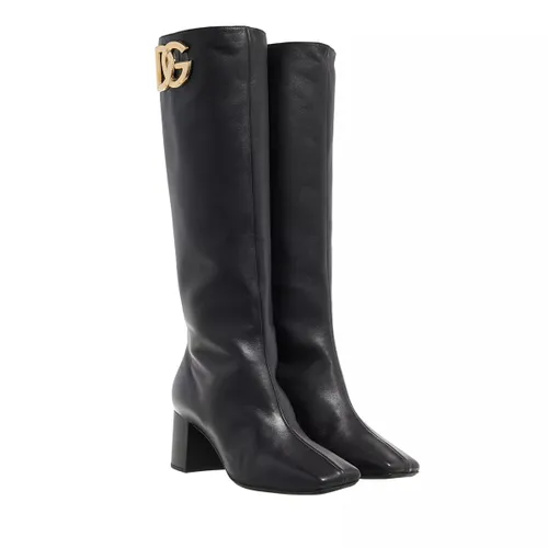 Dolce&Gabbana Boots & Ankle Boots - Nappa Leather Boots - black - Boots & Ankle Boots for ladies