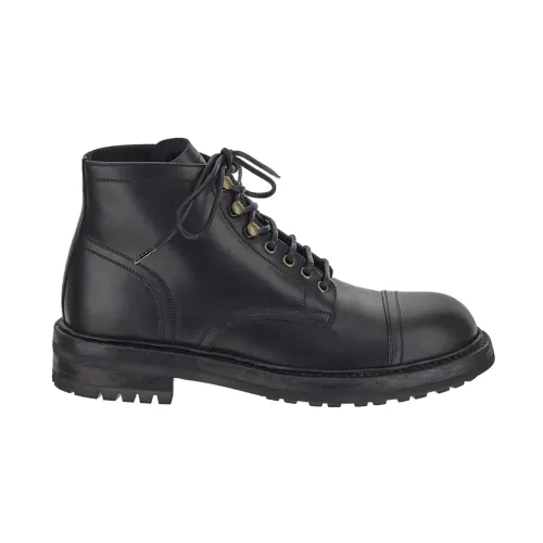 Dolce & Gabbana , Boots Man Shoes ,Black male, Sizes: