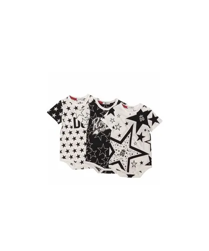 Dolce & Gabbana Boys Three Pack Star Sets White/Black