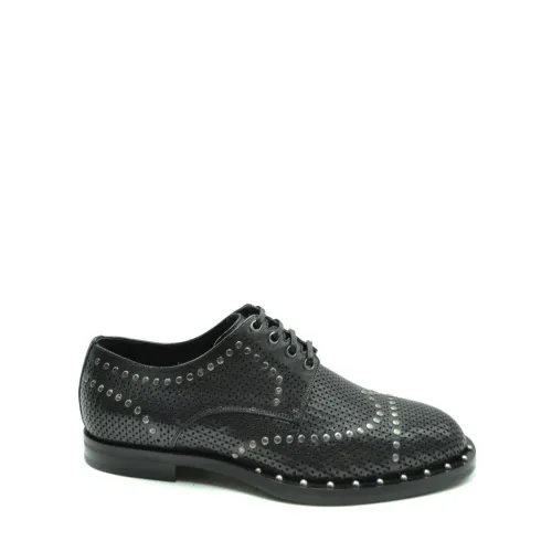 Dolce & Gabbana , Business Lace Up Shoes ,Black male, Sizes: