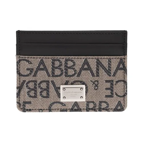 Dolce & Gabbana , Card holder ,Beige male, Sizes: ONE SIZE