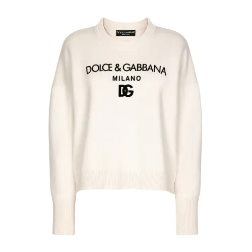 Dolce & Gabbana , Cashmere Jumper ,Beige female, Sizes: