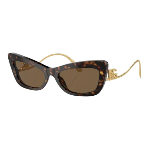 Dolce & Gabbana , Cat-Eye Sunglasses Gold Lucido ,Yellow female, Sizes: