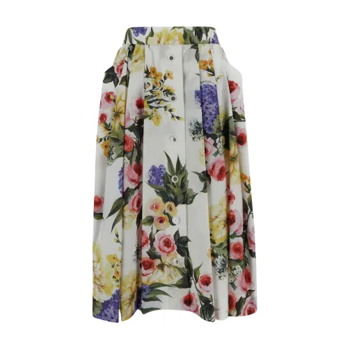 Dolce & Gabbana , Cotton Skirt - DolceGabbana ,Multicolor female, Sizes: