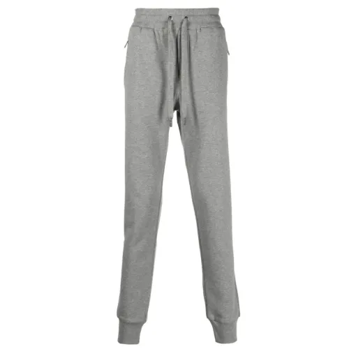 Dolce & Gabbana , Cotton Track Pants with Drawstring ,Gray male, Sizes:
