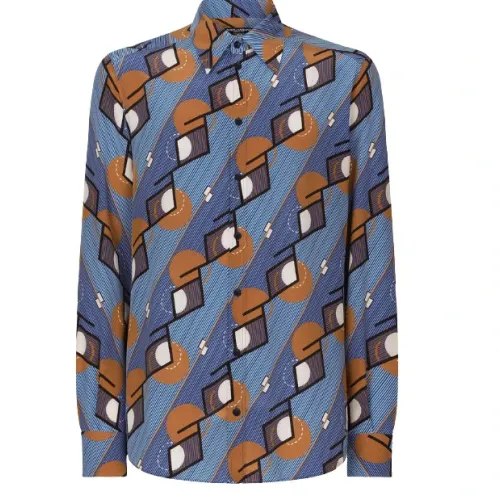Dolce & Gabbana , Crepé Shirt ,Multicolor male, Sizes: