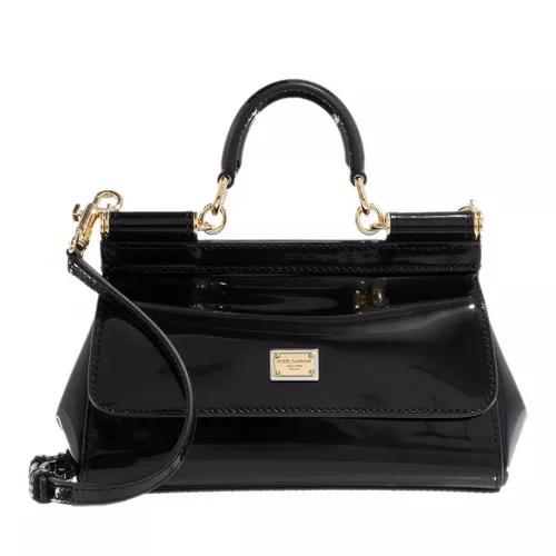 Dolce&Gabbana Crossbody Bags - Small Sicily Bag Leather - black - Crossbody Bags for ladies