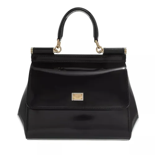 Dolce&Gabbana Crossbody Bags - Vitello Lucido - black - Crossbody Bags for ladies