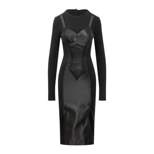 Dolce & Gabbana , Daily Maxi Dress ,Black female, Sizes: