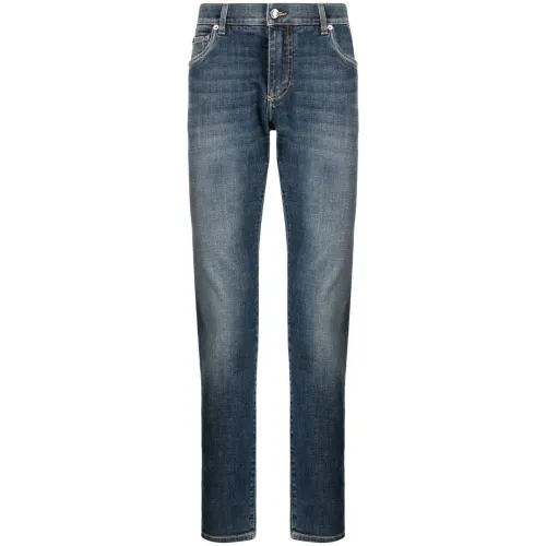 Dolce & Gabbana , Designer Jeans for Men ,Blue male, Sizes: