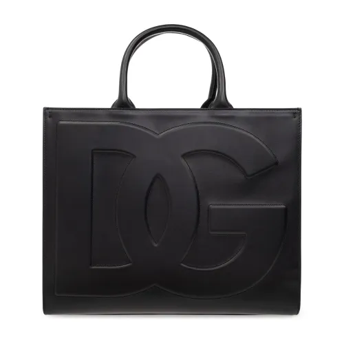 Dolce & Gabbana , DG Daily shopper bag ,Black female, Sizes: ONE SIZE