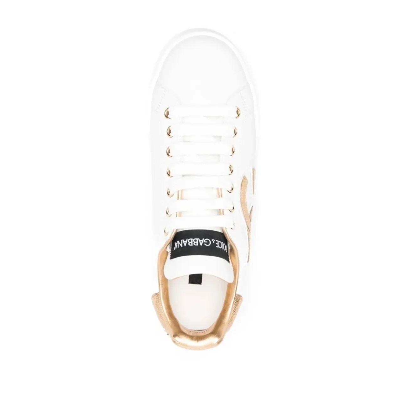 Dolce & Gabbana , DG-Embellished Low-Top Sneakers ,White female, Sizes:
