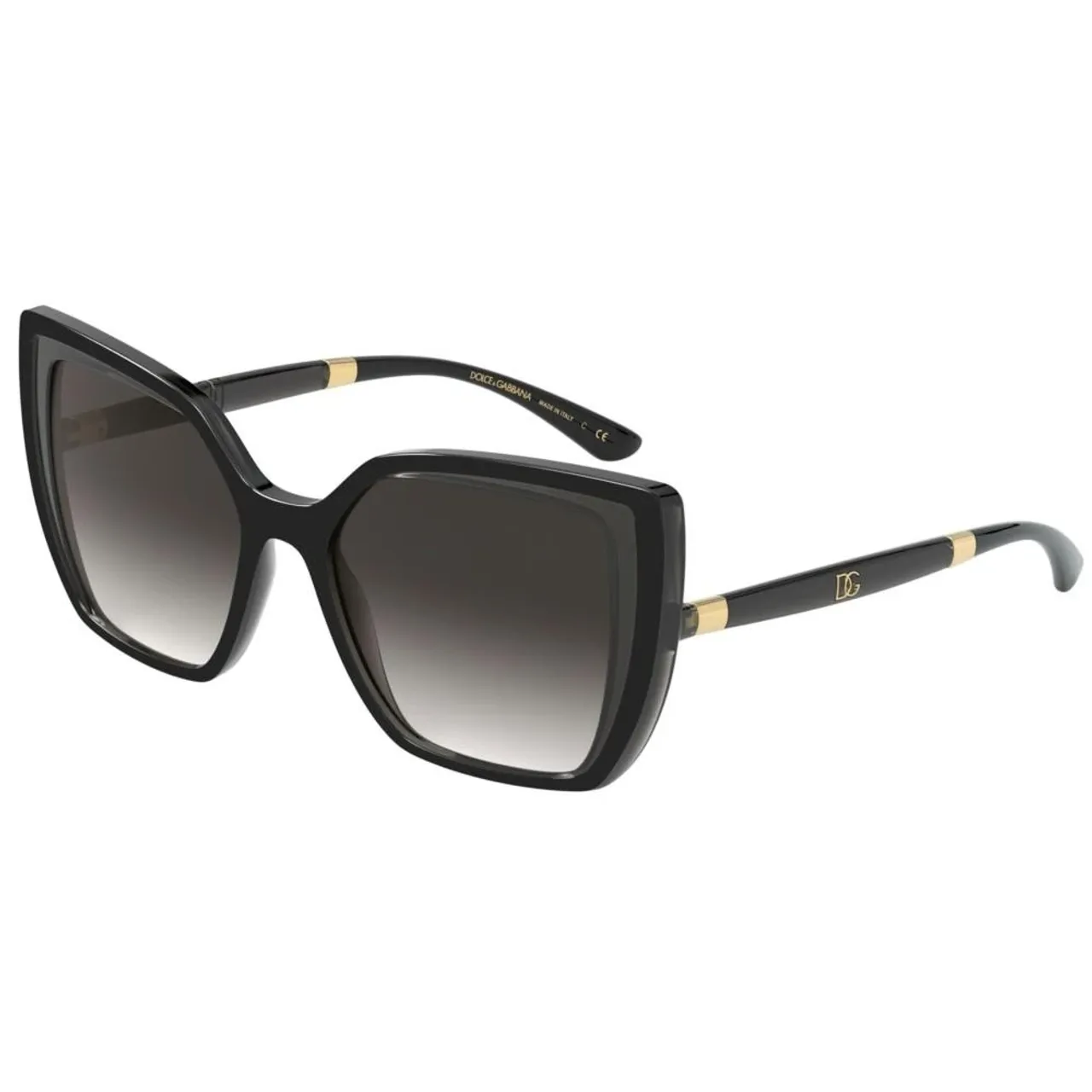 Dolce & Gabbana , DG Monogram Sunglasses ,Black female, Sizes: