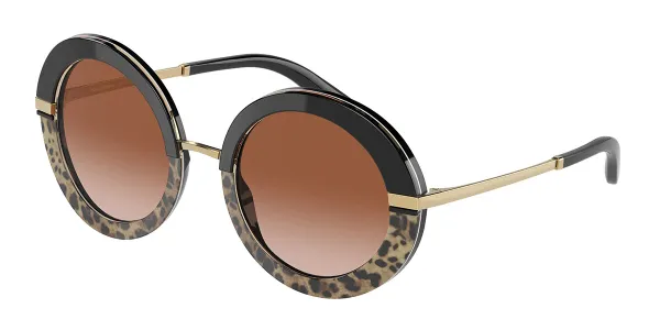 Dolce & Gabbana DG4393 324413 Women's Sunglasses Black Size 52