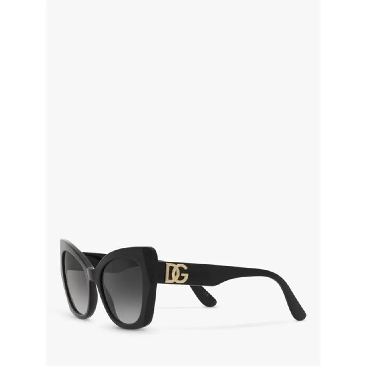 Dolce & Gabbana DG4405 Women's Butterfly Sunglasses - Black/Grey Gradient - Female