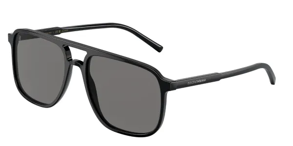 Dolce & Gabbana DG4423F Asian Fit Polarized 501/81 Men's Sunglasses Black Size 58