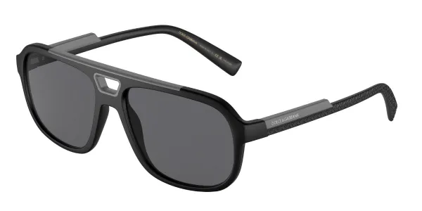 Dolce & Gabbana DG6179 Polarized 252581 Men's Sunglasses Black Size 58