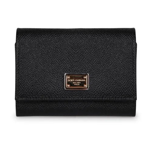 Dolce & Gabbana , Dolce & Gabbana Dauphine wallet ,Black female, Sizes: ONE SIZE