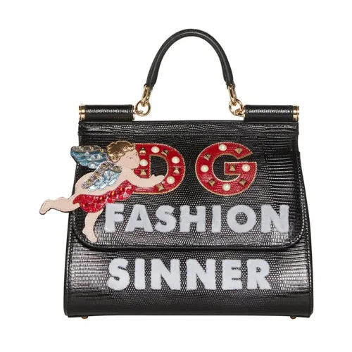 Dolce & Gabbana , Dolce & Gabbana Fashion Sinner Angel Sicily Bag ,Multicolor female, Sizes: ONE SIZE