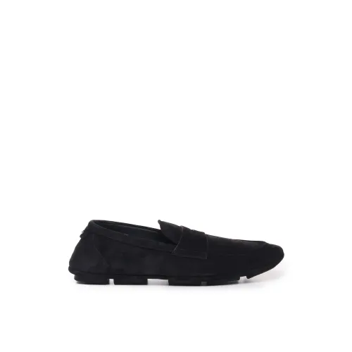 Dolce & Gabbana , Dolce & Gabbana Flat shoes Black ,Black male, Sizes:
